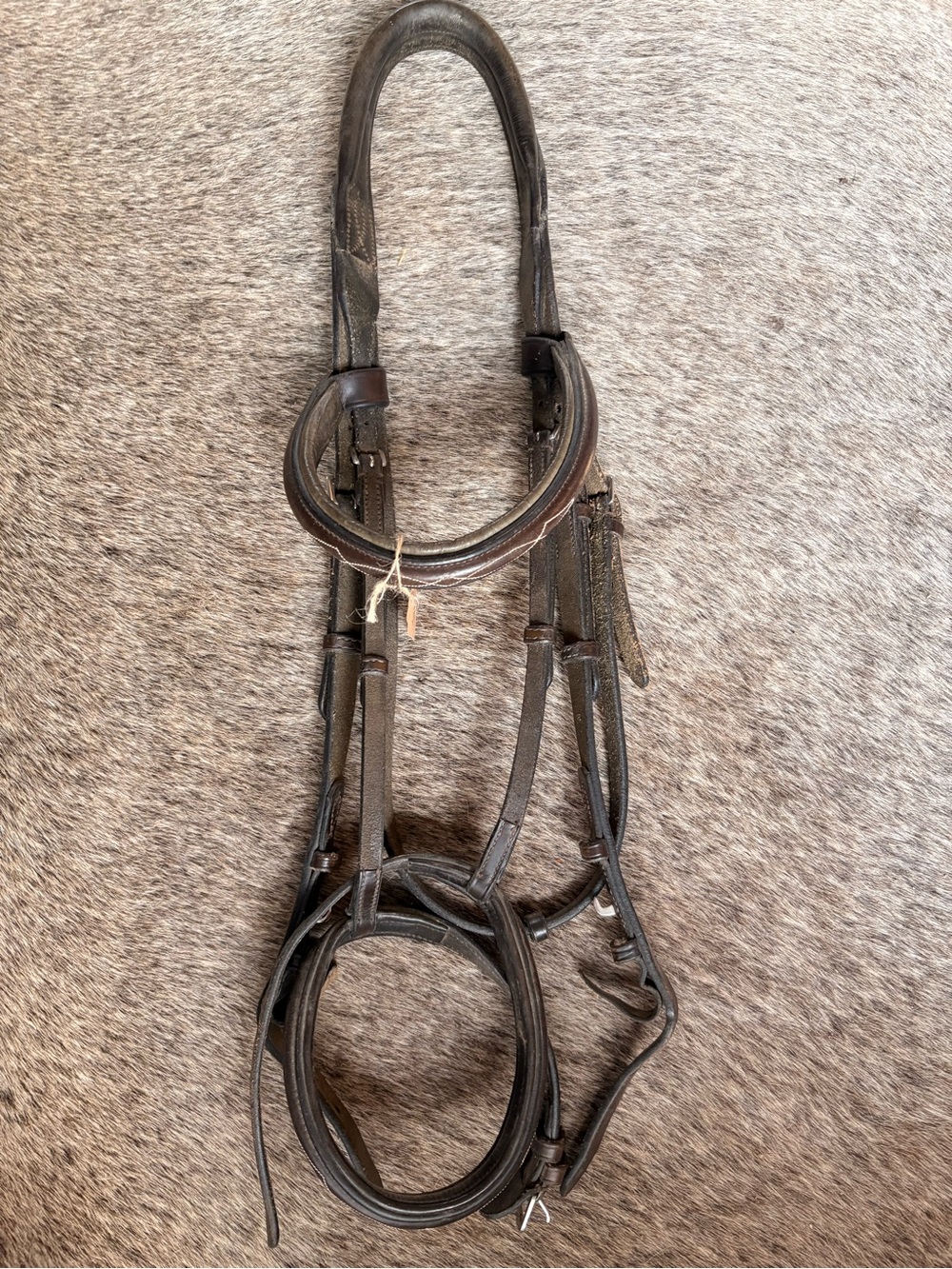 Brown Leather Horse Bridle - Classic Equestrian Headstall